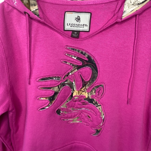LEGENDARY WHITETAILS Women's Pink Camo Hoodie - Picture 3 of 11